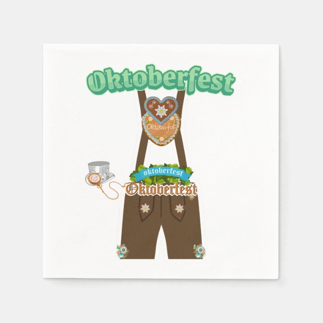 Servilleta De Papel Oktoberfest (Anverso)
