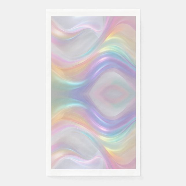 Servilleta De Papel Olas de Luz (Anverso)