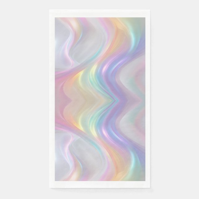 Servilleta De Papel Olas de Luz (Anverso)