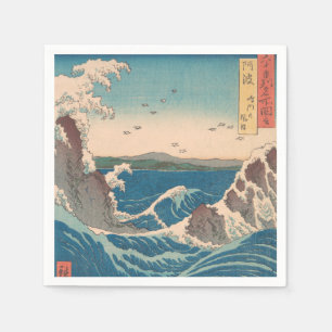 Servilleta De Papel Olas japonesas Naruto Remolino Arte Oceánico