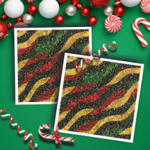 Olas negras rojas de Purpurina festivo