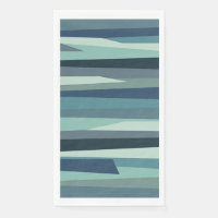 Olas oceánicas geométricas azules