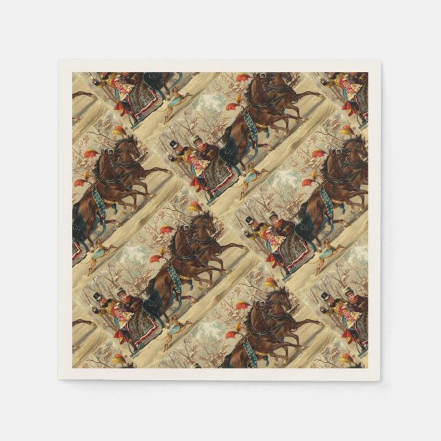 Servilleta De Papel Older and Younger Sisters Ride - Mary Evans (Anverso)