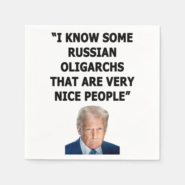 Servilleta De Papel Oligarcas (Anverso)