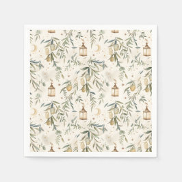 Servilleta De Papel Olive & Lantern Islamic Party Napkins