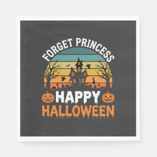 Servilleta De Papel Olvidar princesa feliz Halloween casa embrujada De