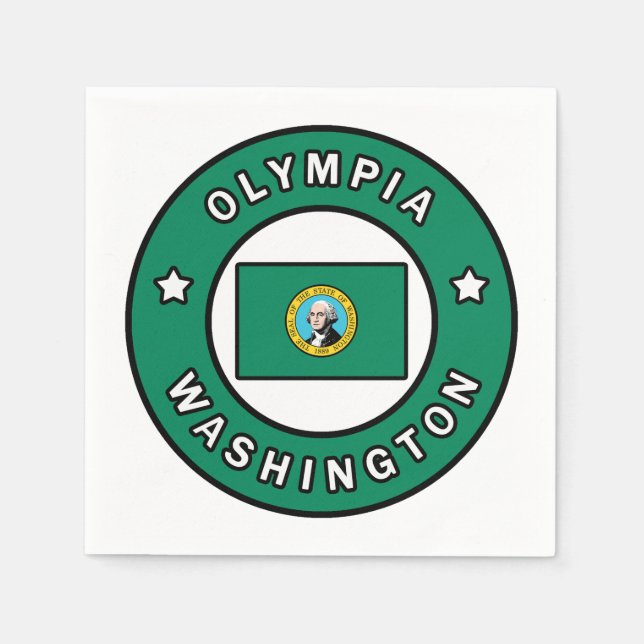Servilleta De Papel Olympia Washington (Anverso)