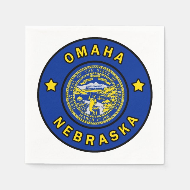 Servilleta De Papel Omaha Nebraska (Anverso)