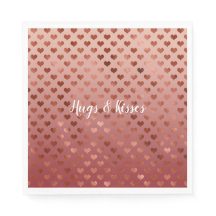 Ombre de los corazones rojos