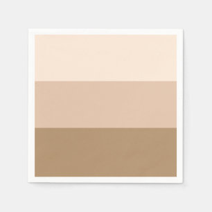 Servilleta De Papel Ombre marrón a rayas