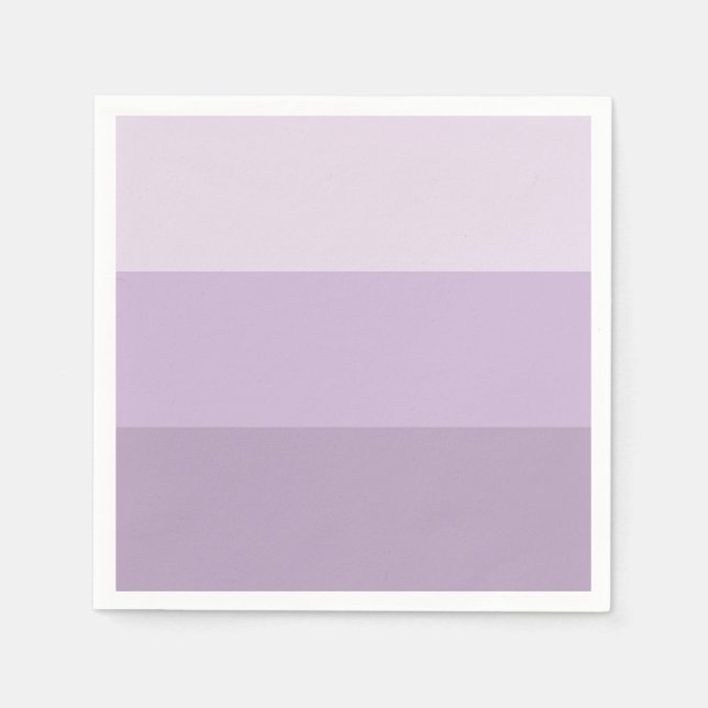 Servilleta De Papel Ombre púrpura rayado (Anverso)