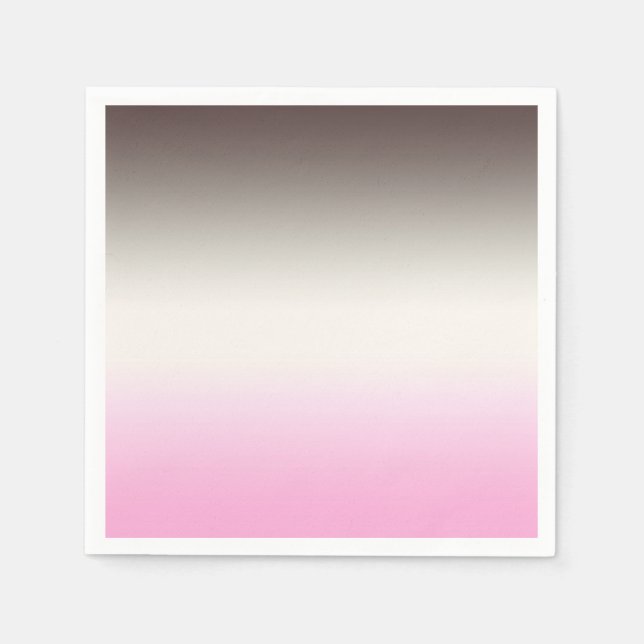 Servilleta De Papel Ombre rosa gris (Anverso)