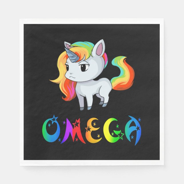 Servilleta De Papel Omega Unicorn (Anverso)