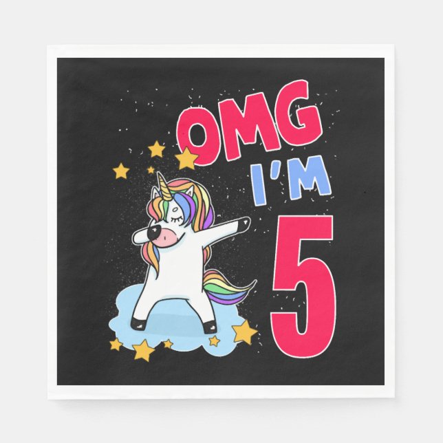 SERVILLETA DE PAPEL OMG SOY 5 (Anverso)