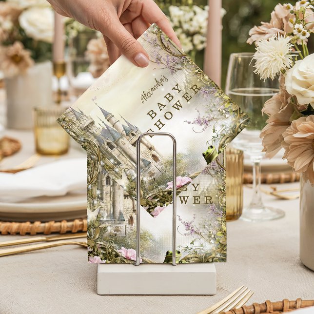 Servilleta De Papel Once Upon a Time Princess Castle Baby Shower (Subido por el creador)