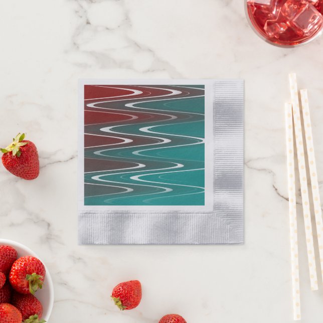 Servilleta De Papel Ondas blancas (In situ)