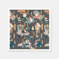 Ondulaciones ukiyo-e de rana japonesa