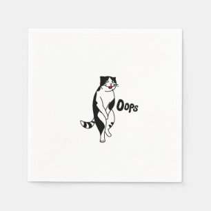 Servilleta De Papel Oops cat