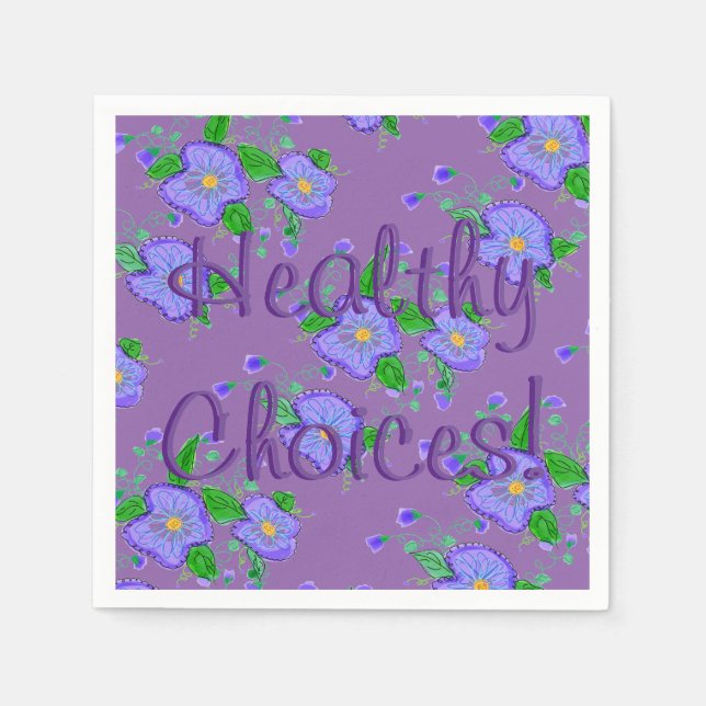 Servilleta De Papel Opciones saludables (Anverso)