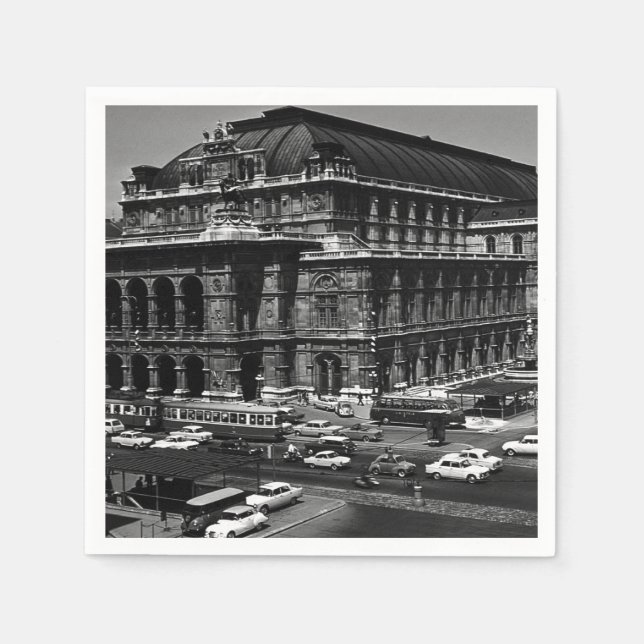 Servilleta De Papel Ópera Estatsoper de Viena de 1970 (Anverso)