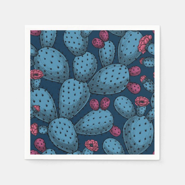 Servilleta De Papel Opuntia florida (Anverso)