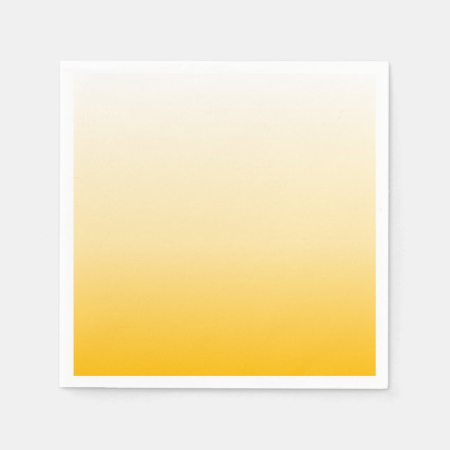 Servilleta De Papel Orange Ombre Gradient (Anverso)
