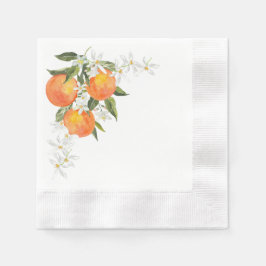 Servilleta De Papel Orange Paper Napkin