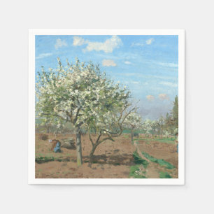 Servilleta De Papel Orchard en Bloom, Louveciennes Camille Pissarro