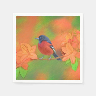 Servilleta De Papel Orchard Oriole Songbird Pintura original de aves
