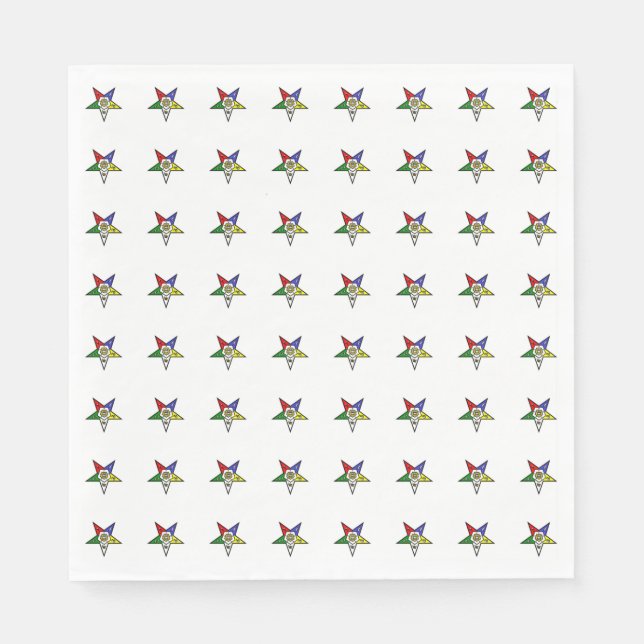 Servilleta De Papel Orden de las servilletas de la estrella oriental p (Anverso)
