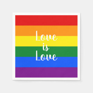 Servilleta De Papel Orgullo arcoiris -