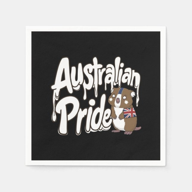 SERVILLETA DE PAPEL ORGULLO AUSTRALIANO (Anverso)
