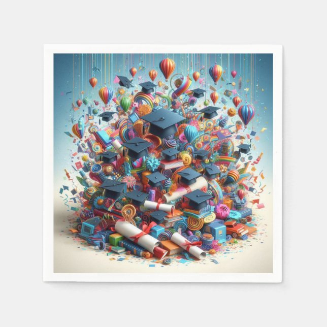 Servilleta De Papel Orgullo de graduación (Anverso)