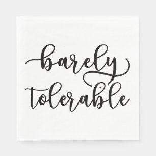 Servilleta De Papel Orgullo Y Prejuicio - Apenas Tolerable