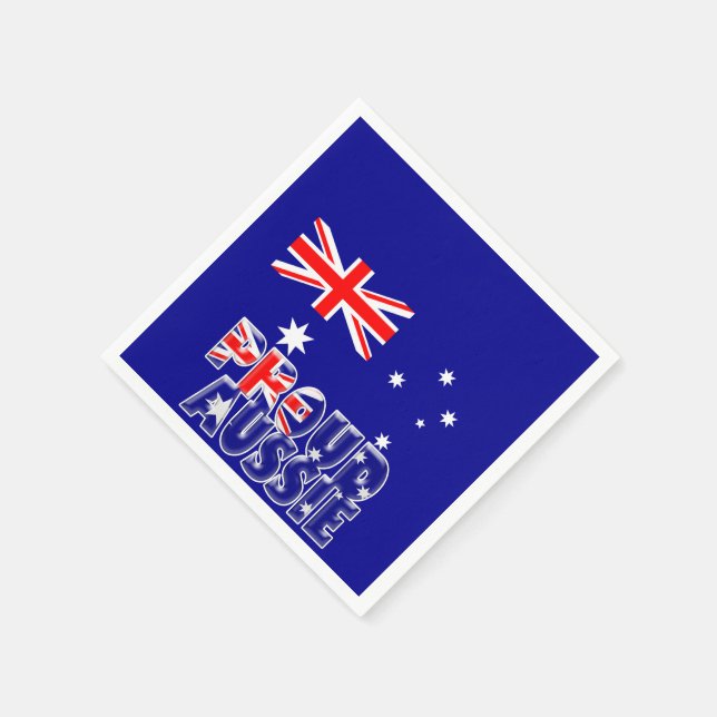 Servilleta De Papel orgulloso australiano (Borde)