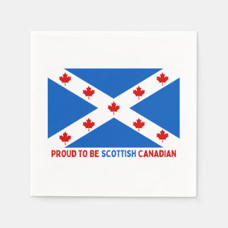SERVILLETA DE PAPEL ¡ORGULLOSO DE SER CANADIENSE ESCOCIA!