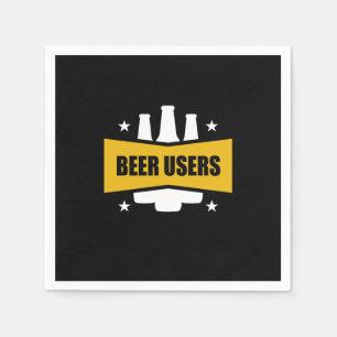 Servilleta De Papel Orgullosos usuarios de cerveza