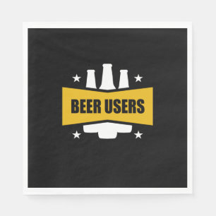 Servilleta De Papel Orgullosos usuarios de cerveza