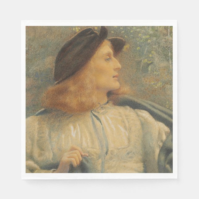 Servilleta De Papel Orlando (Beautiful Young Man) (por E.R. Hughes) (Anverso)