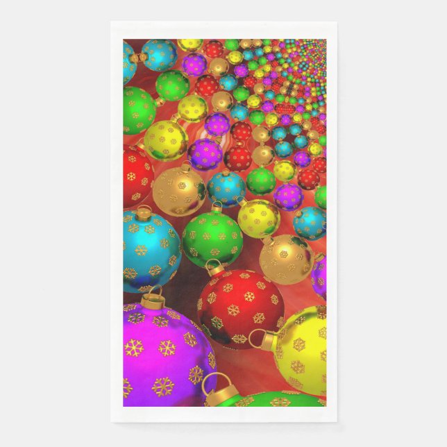 Servilleta De Papel Ornament de Navidad Jamboree (Anverso)