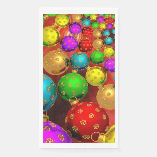 Servilleta De Papel Ornament de Navidad Jamboree (Anverso)