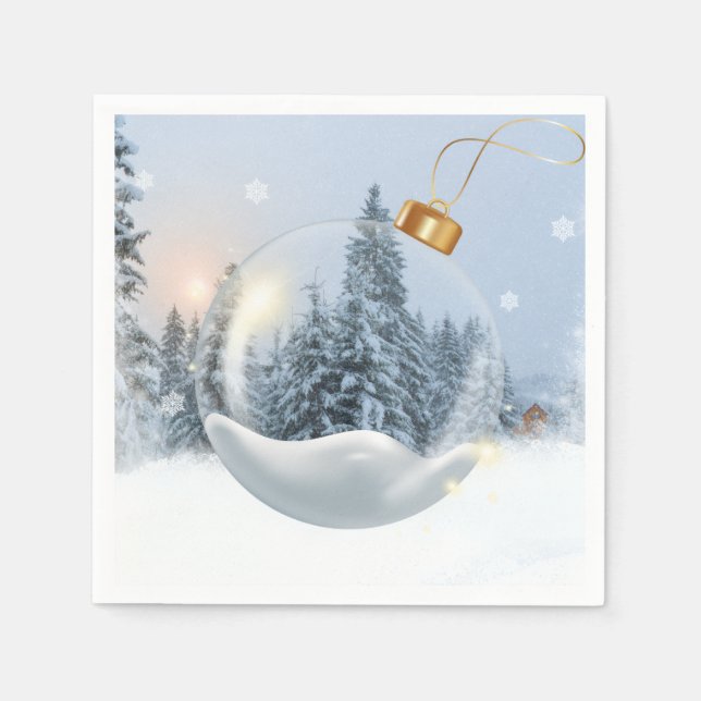 Servilleta De Papel Ornamental Christmas (Anverso)