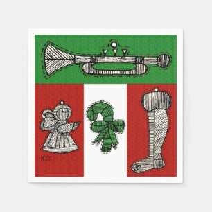 Servilleta De Papel Ornamentos de época