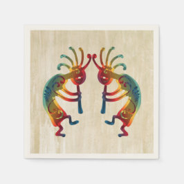 Servilleta De Papel Ornamentos de KOKOPELLI + tus ideas
