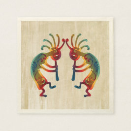 Servilleta De Papel Ornamentos de KOKOPELLI + tus ideas