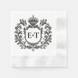 Servilleta De Papel Ornate Laurel y Filigree,