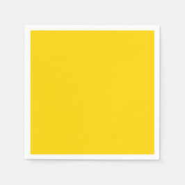 Servilleta De Papel Oro Amarillo Sólido Cálido