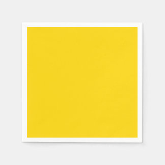 Servilleta De Papel Oro Amarillo Sólido Cálido