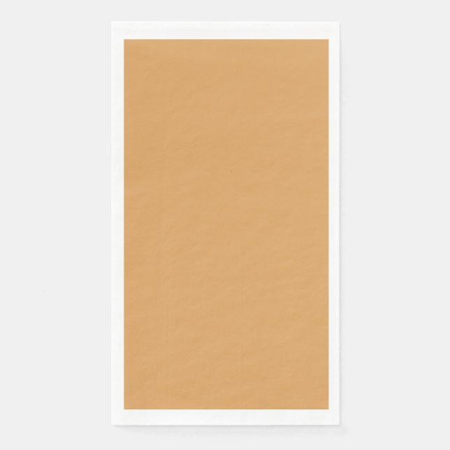 Servilleta De Papel Oro otoñal/Color sólido amarillo (Anverso)