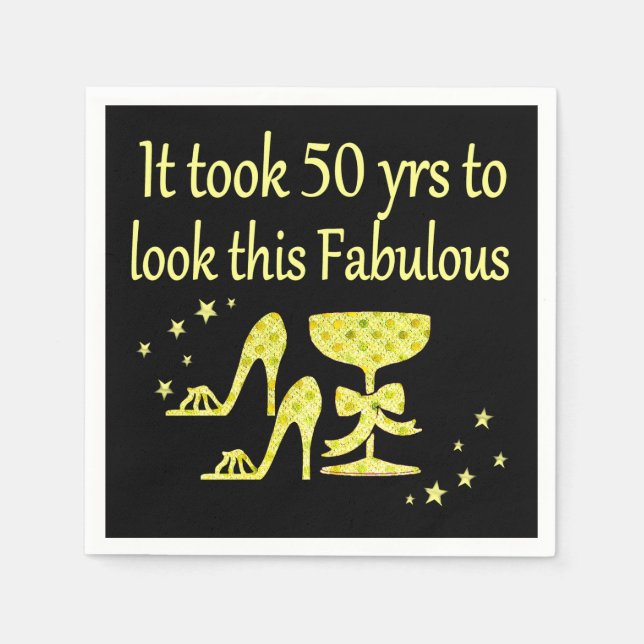 SERVILLETA DE PAPEL ORO SE TARDÓ 50 AÑOS EN VER ESTE FABULOSO (Anverso)